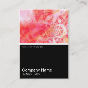 Cartão De Visita Meia &Foto 0123 - Vórtice do Abstrato de Tempo