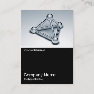 Cartão De Visita Meia &Foto 0219 - Esferas conectadas