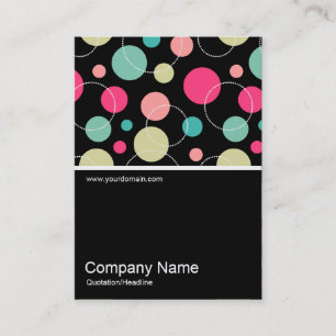 Cartão De Visita Meia &Foto 0267 - Spots & Circles 150816