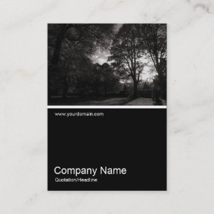 Cartão De Visita Meia foto 0274 - outono no parque