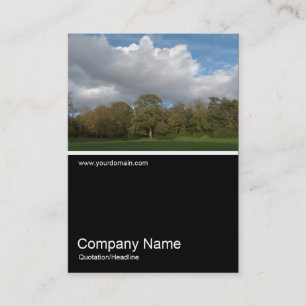 Cartão De Visita Meia foto 0275 - outono no parque