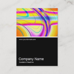 Cartão De Visita Meia Foto 0351 - Fractal Abstrato 061012f