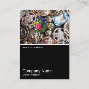 Cartão De Visita Meia &Foto 0372 - Flea Market Bling