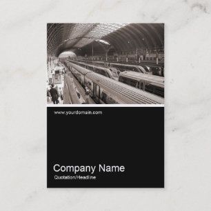 Cartão De Visita Meia Foto 042 - Estação Paddington - Londres