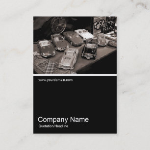 Cartão De Visita Meia &Foto 045 - Carros de Brinquedos