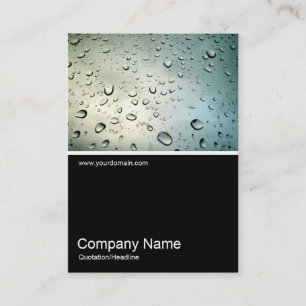 Cartão De Visita Meia &Foto 09 - Chuva na minha janela