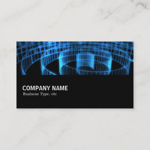 Cartão De Visita Meio caminho 028 - Espiral Azul