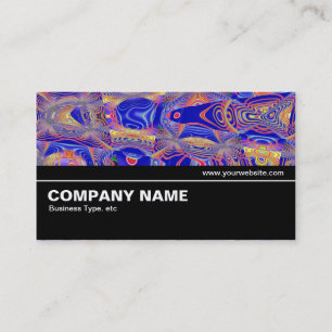 Cartão De Visita Meio caminho V2 010 - Fractal Abstrato 061012a