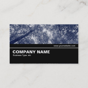 Cartão De Visita Meio caminho V2 014 - outono azul