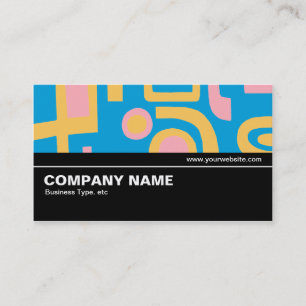 Cartão De Visita Meio caminho V2 - Abstrato 170914