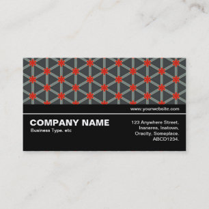 Cartão De Visita Meio caminho V3 023 - Padrão Geométrico 09