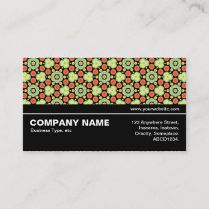 Cartão De Visita Meio caminho V3 035 - Padrão Geométrico 021