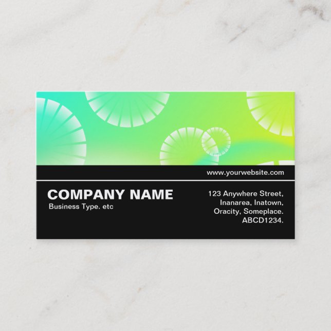 Cartão De Visita Meio caminho V3 - Abstrato 01 (Frente)