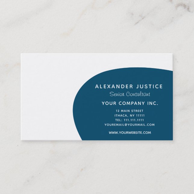 Cartão De Visita Meio século feito sob encomenda reversível retro (Frente)