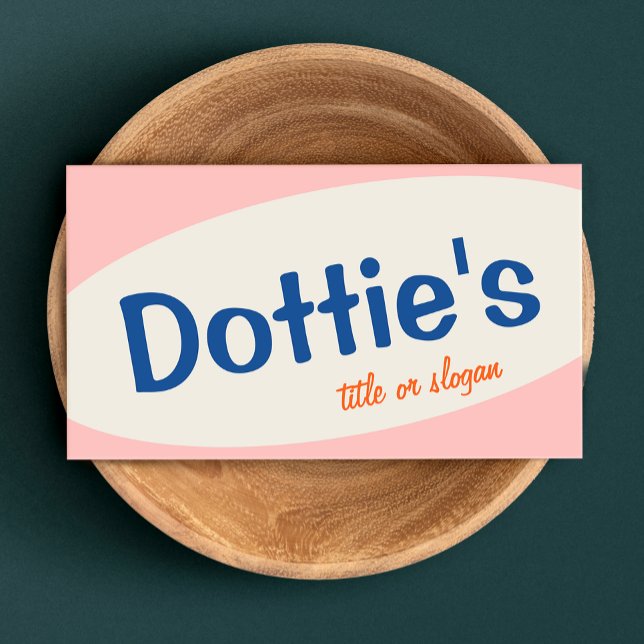 Cartão De Visita Meio século retroativo de 1950 (Criador carregado)