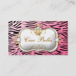 Cartão De Visita Melão anca da zebra de 311 Ciao Bella