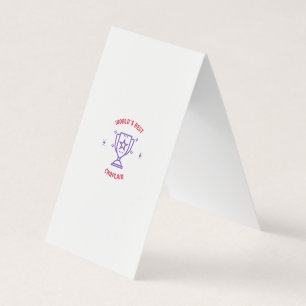 Cartão De Visita Melhor capelão do mundo