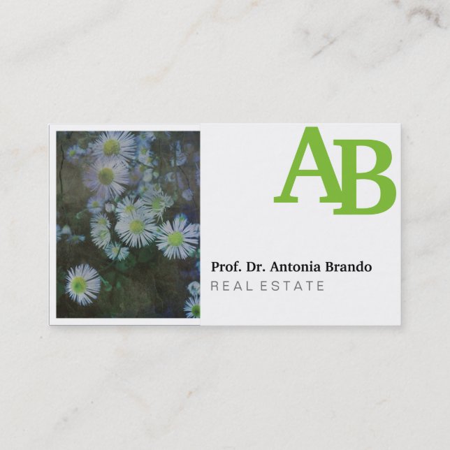 Cartão De Visita Melhor com imagens de retrato (Verso)