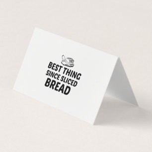 Cartão De Visita Melhor desde pão fatiado