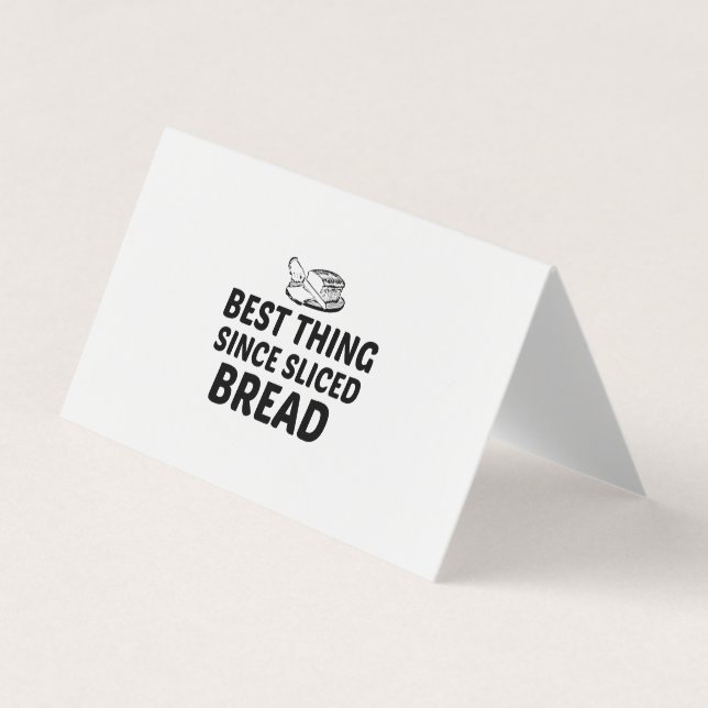 Cartão De Visita Melhor desde pão fatiado (Frente)