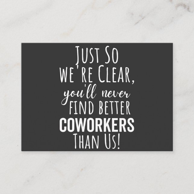 CARTÃO DE VISITA MELHOR PRESENTE PARA DEIXAR COLABORADORES (Frente)