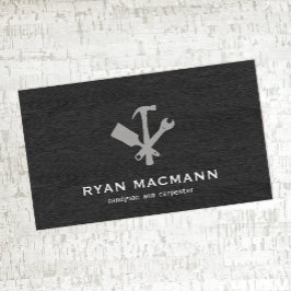 Cartão De Visita Melhoramento do Home Page do Handyman / Carpenter