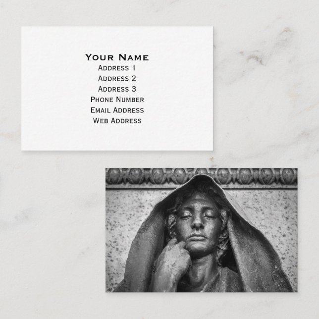 Cartão De Visita Memorial Adams (Frente/Verso)