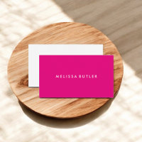 Menina Rosa Quente Minimalista