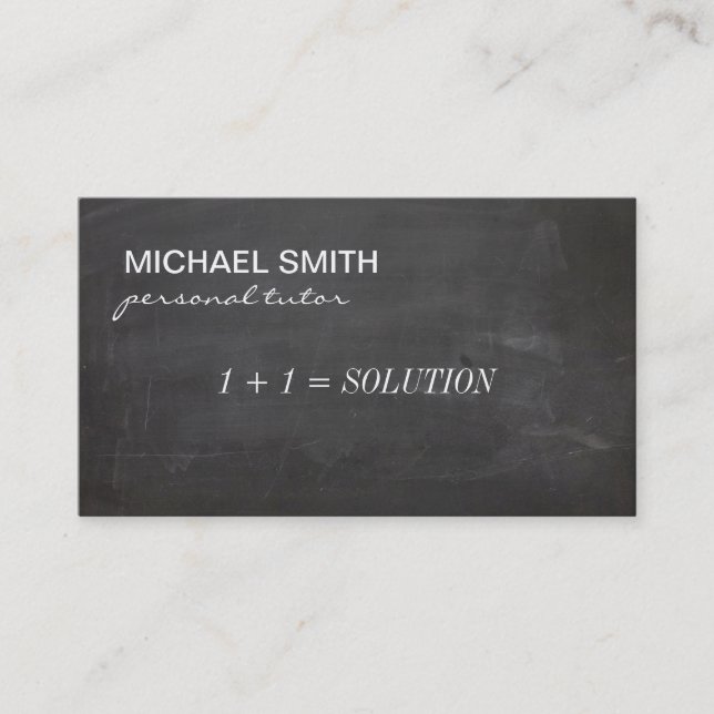 Cartão De Visita Mentor / Educador / Consultor (Frente)