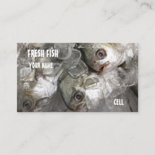 Cartão De Visita Mercado de Peixes