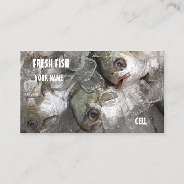 Cartão De Visita Mercado de Peixes (Frente)
