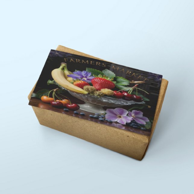 Cartão De Visita Mercado dos agricultores (A) (Criador carregado)