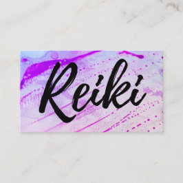 Cartão De Visita Mestre de Reiki do médico de Reiki do curandeiro
