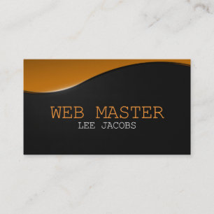 Cartão De Visita Mestre Desenvolvedor Web Designer de Tecnologia de