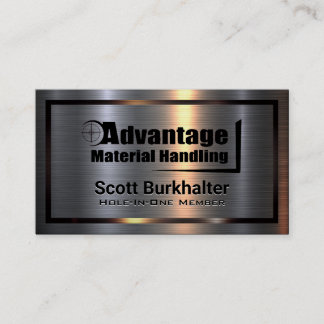 Cartão De Visita Metal Alumínio | Vantagem no Manuseio de Materiais