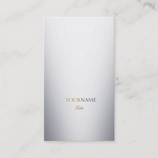 Cartão De Visita Metal de Groupon (Frente)