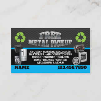 Cartão De Visita Metal Pick up Business Cards - English-Spanish