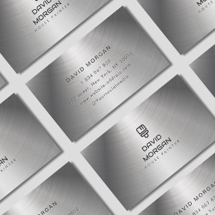 Cartão de visita Metálico do Pintor da Casa