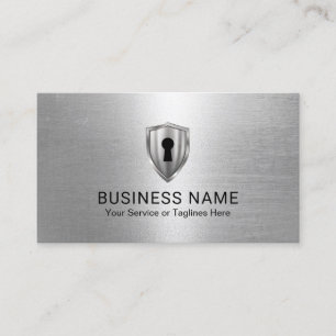 Cartão De Visita Metálico do Serviço de Armazenamento de Seguran