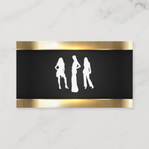 Cartão De Visita Metálico Dourado Trim. de metal brilhante Malha