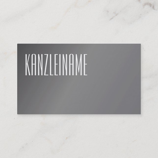 Cartão De Visita Metalizado (Verso)