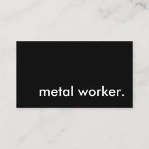 Cartão De Visita metalúrgico