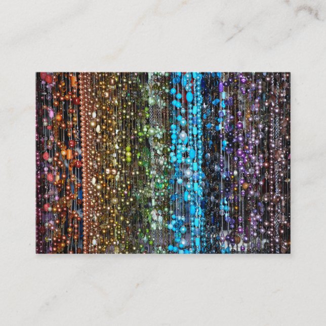 Cartão De Visita Miçanga beneficiente - carnudo (Frente)