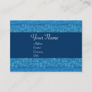 CARTÃO DE VISITA MIÇANGAS DE FASHION AZUIS