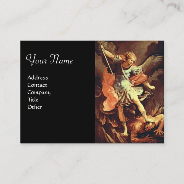 Cartão De Visita Michael, o Arcanjo (Frente)