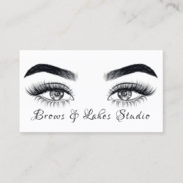 Cartão De Visita Microbexiga moderna, sobrancelhas, maquiagem perma