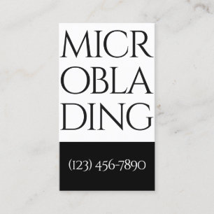 Cartão De Visita Microblading Moderna, Sobrancelhas, Maquiagem Perm