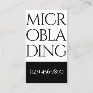 Cartão De Visita Microblading Moderna, Sobrancelhas, Maquiagem Perm