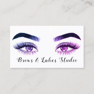 Cartão De Visita Microblading Moderna, Sobrancelhas, Maquiagem Perm