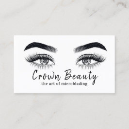 Cartão De Visita Microblading Moderno